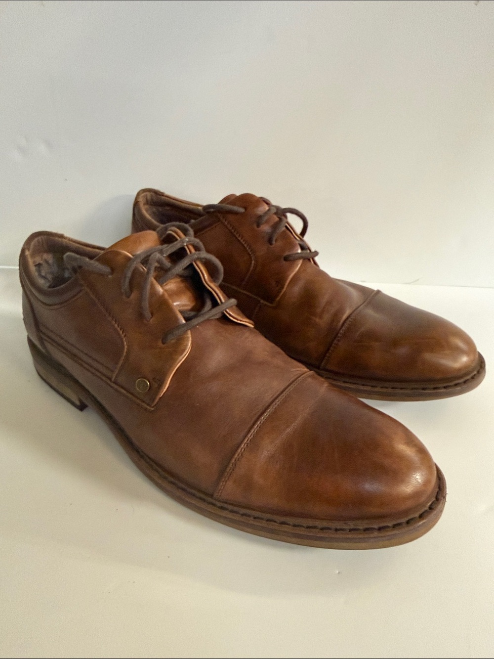 Rodd & Gunn Men's Brown Leather Lace-Up Dress Shoes